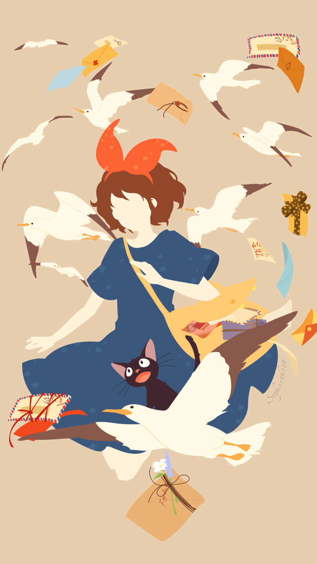 Entfesselnsie Ihre Kreativität Mit Dem Wunderschön Gestalteten Studio Ghibli Handy Wallpaper