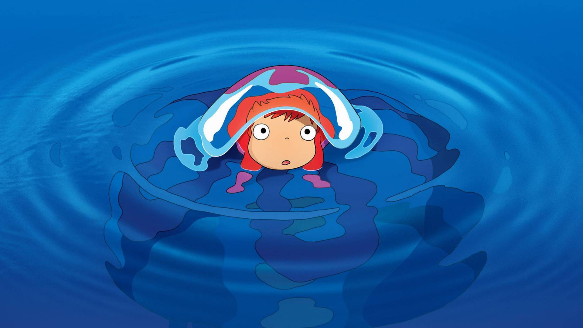 Download "Discover the beautiful world of Ponyo from Studio Ghibli!" Wallpaper | Wallpapers.com