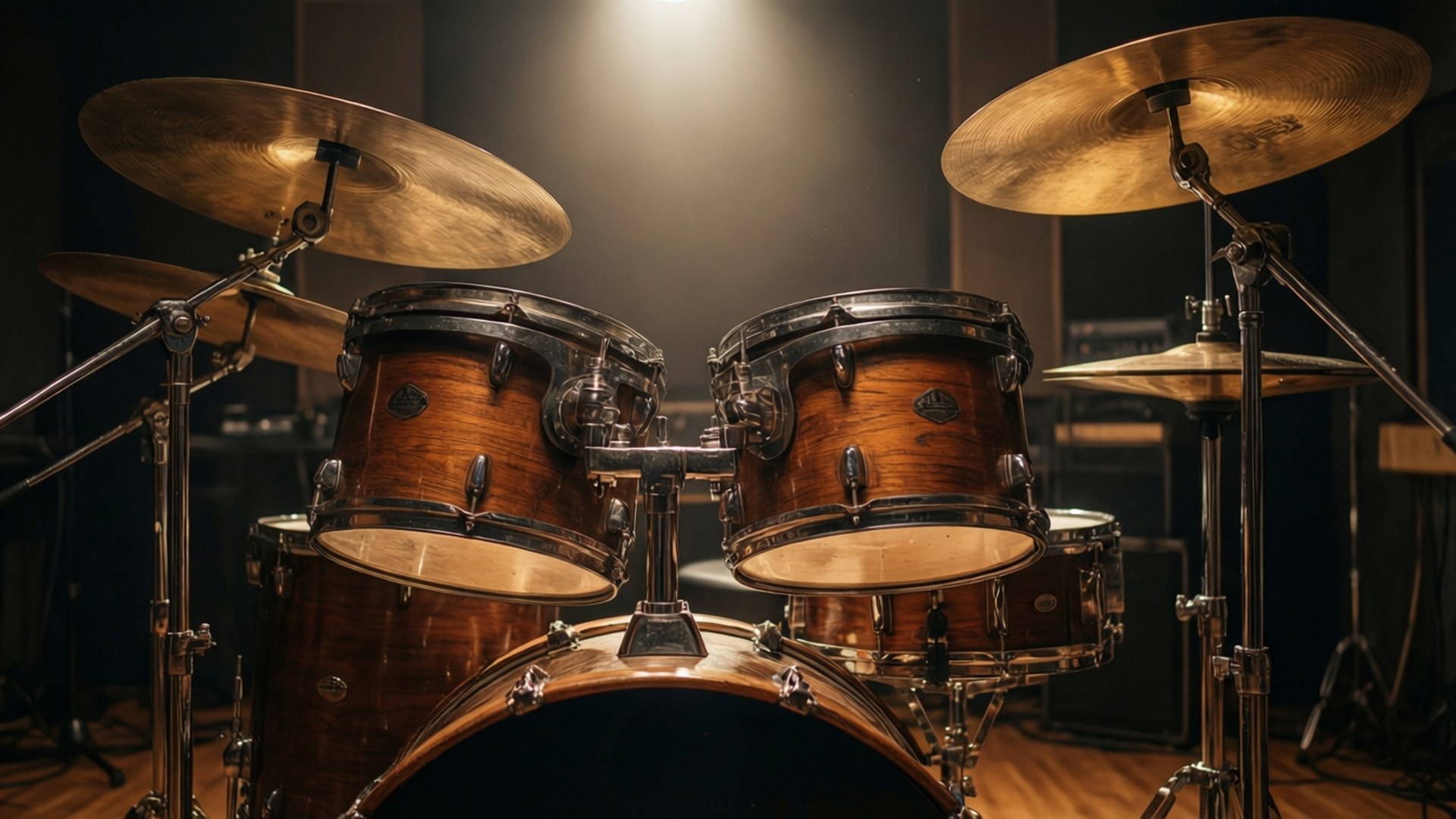 Studio Glow Drum Kit Taustakuvat