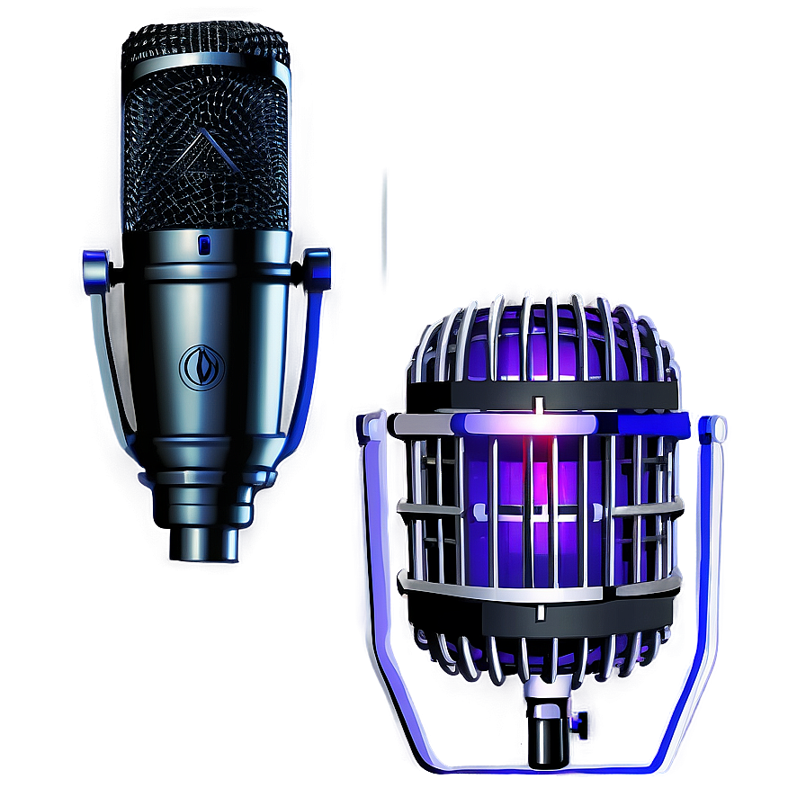 Studio Microphone Setup Png Eva PNG