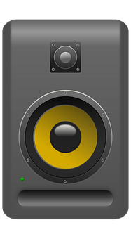 Studio Monitor Speaker Graphic PNG