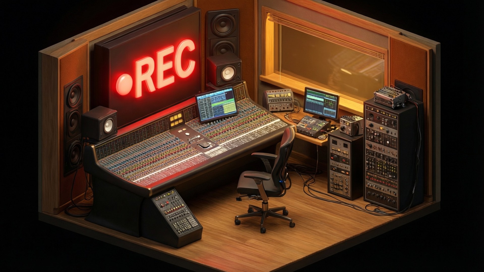 Studio Rec Light Bakgrunner