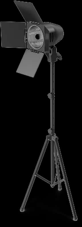 Studio Spotlighton Tripod Stand PNG