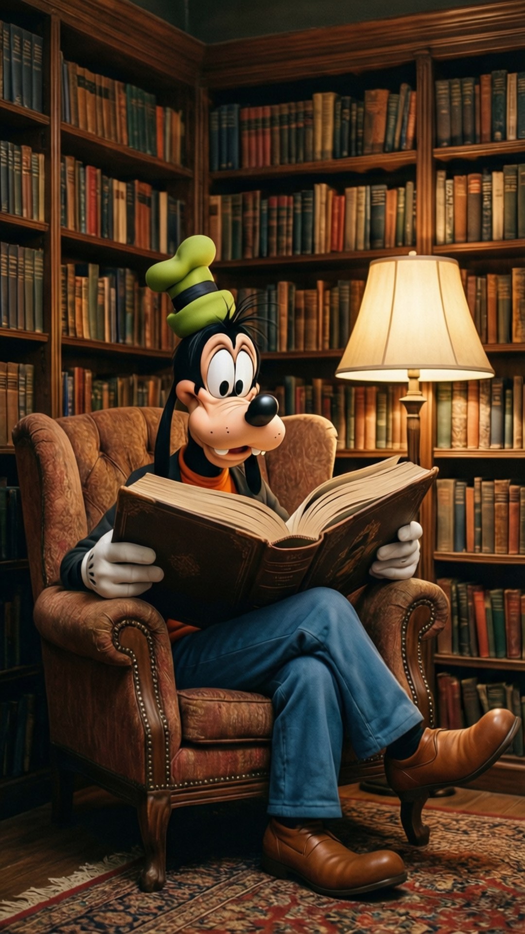 Lernender Goofy Wallpaper