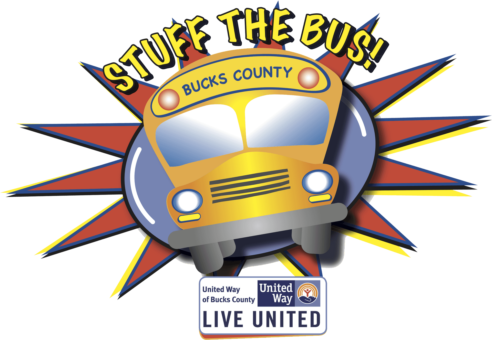 Stuff The Bus Bucks County Campaign PNG