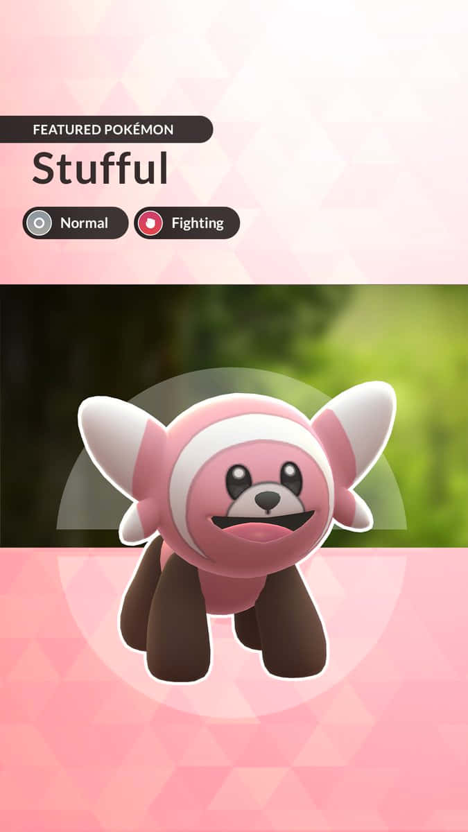 Stuffulcomo Pokémon Destacado. Fondo de pantalla