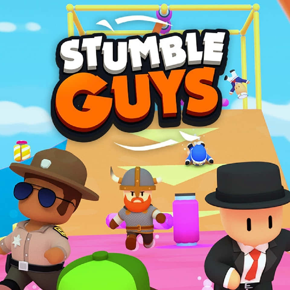 Stumble Guys Game Characters Wallpaper
