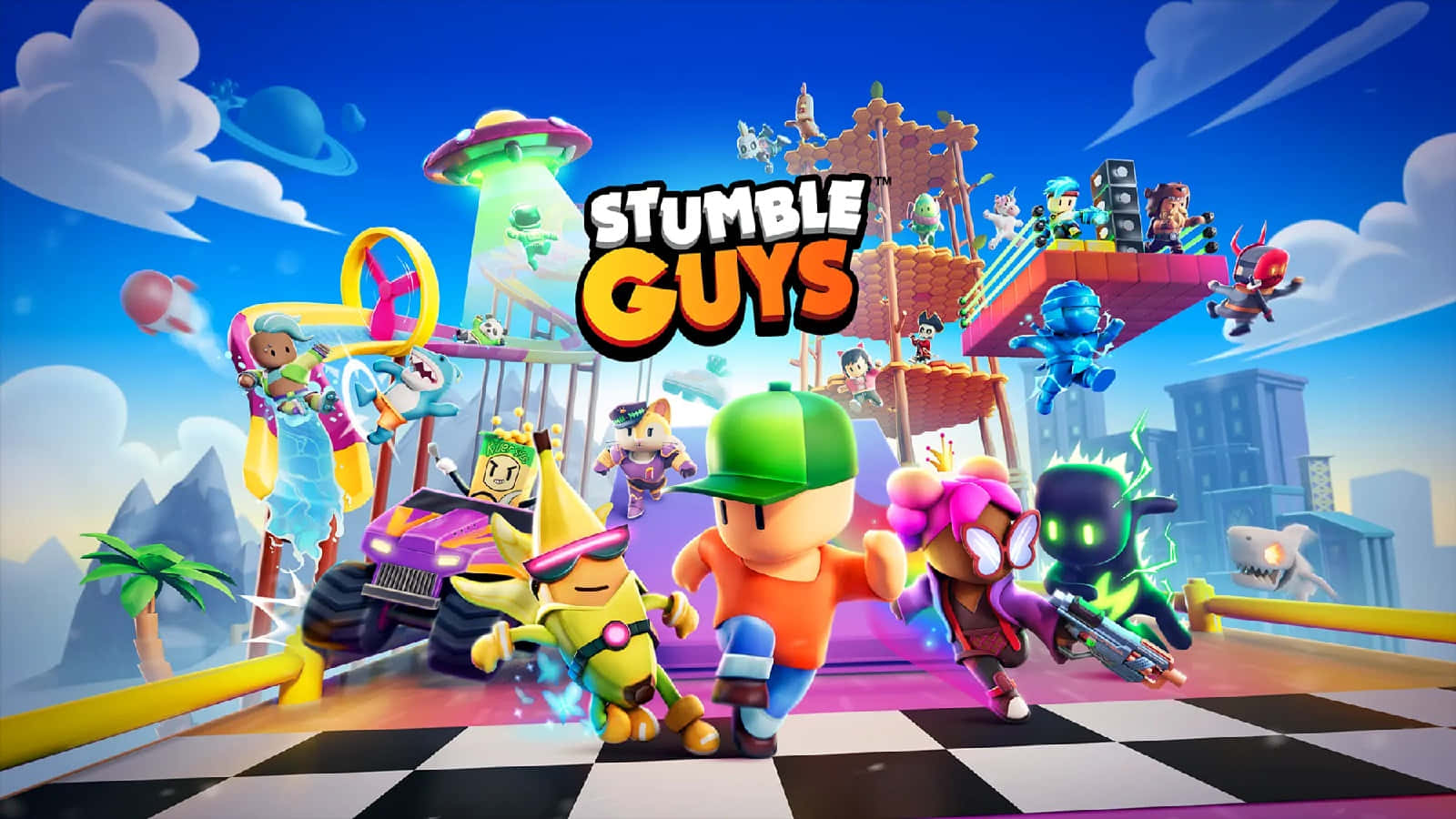 Stumble Guys Gameplay Action Wallpaper