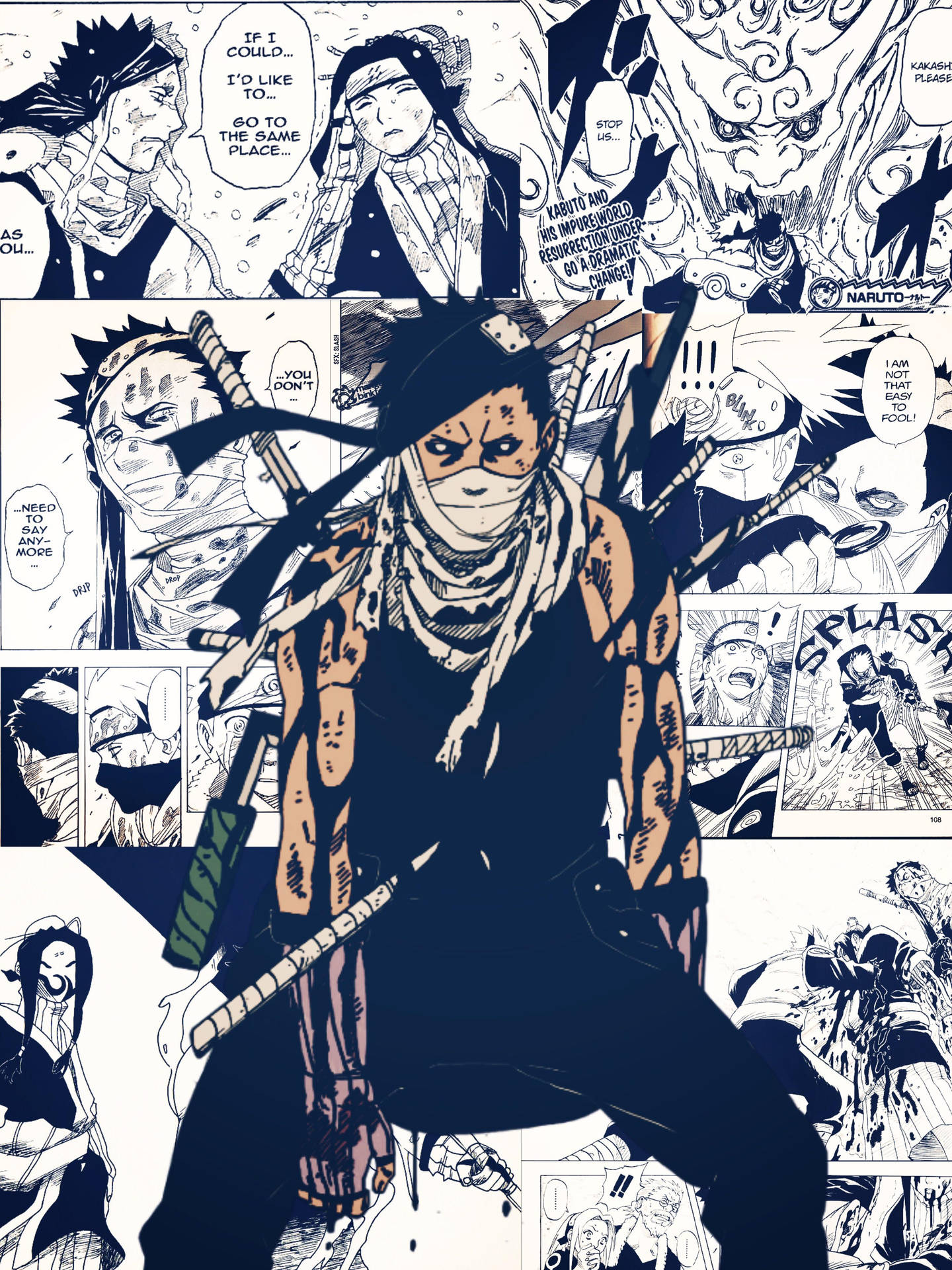 Unleashing Style with Naruto Drip: The Masked Streetwear Chic Wallpaper