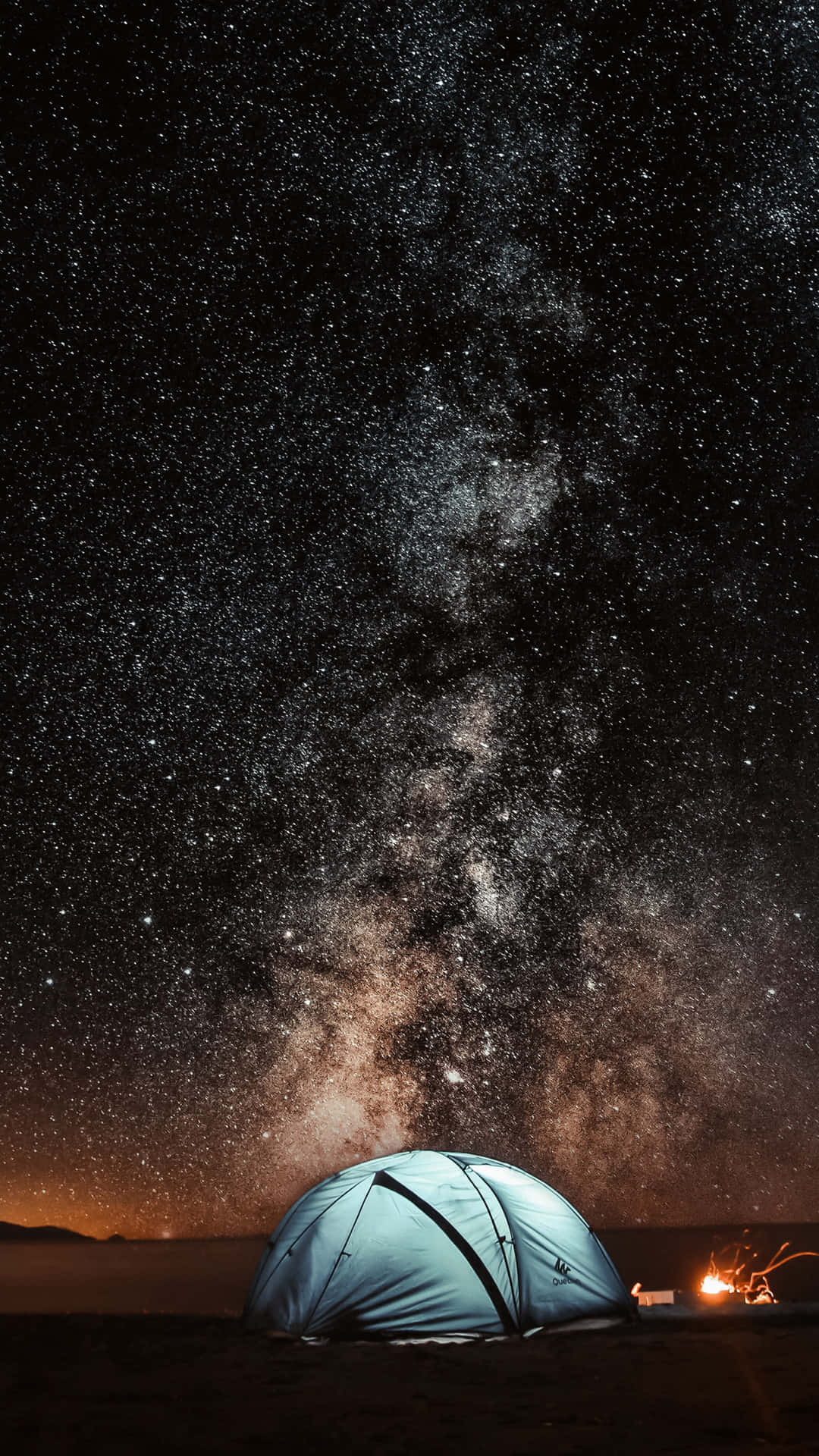 Stunning 4k Starry Sky Captured At Night Wallpaper
