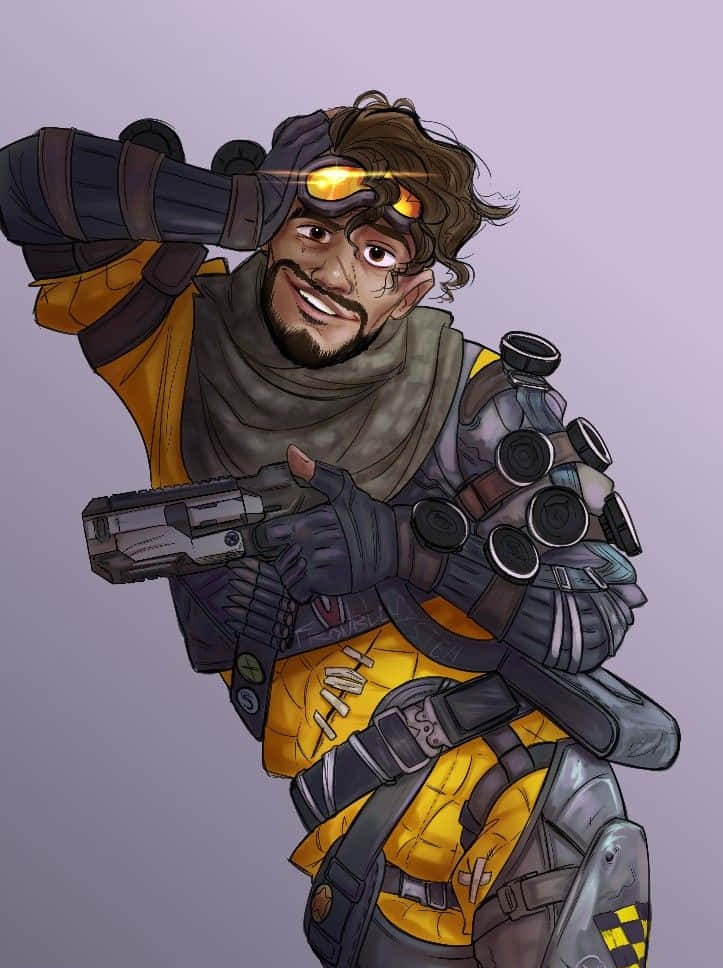 Stunning Apex Legends Artwork Showcasing The Game's Dynamic Characters Wallpaper