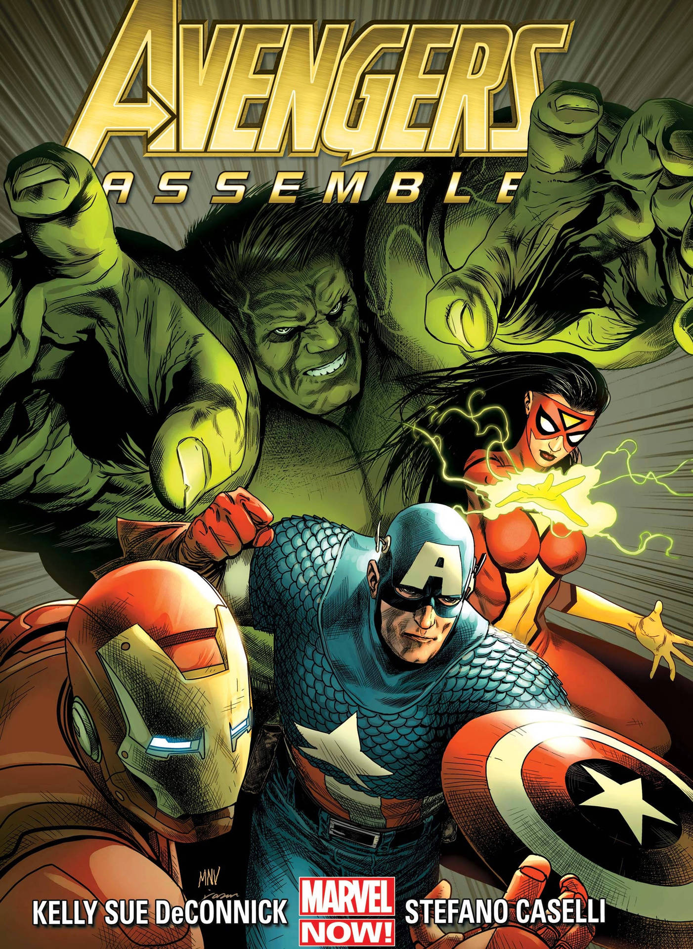 Impresionantecubierta De Avengers Assemble Fondo de pantalla