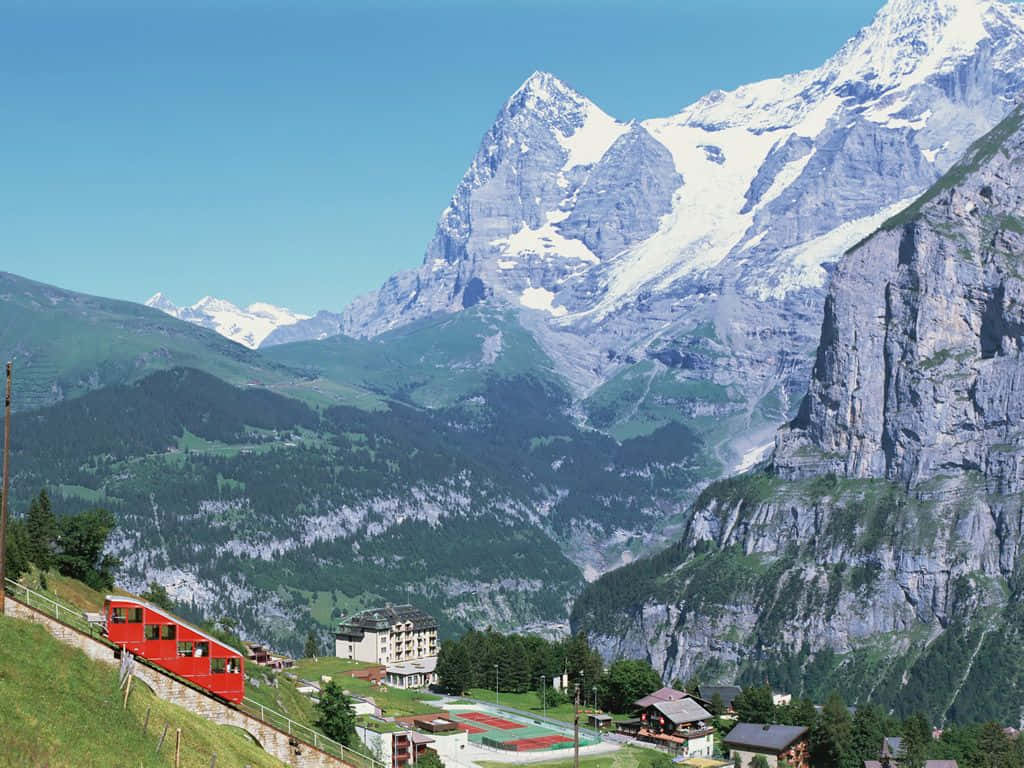 Stunning Beauty Of Baden, Switzerland Wallpaper