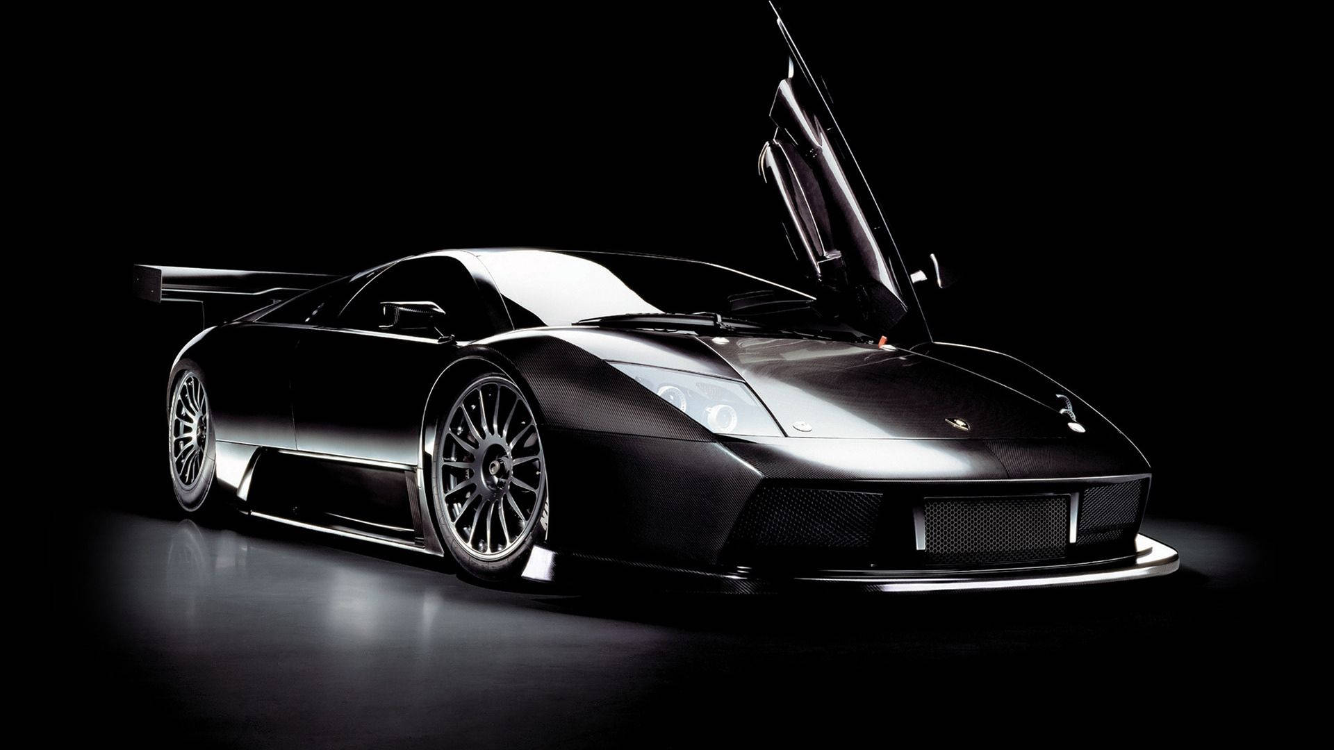 Stunning Black Lamborghini Gallardo Car