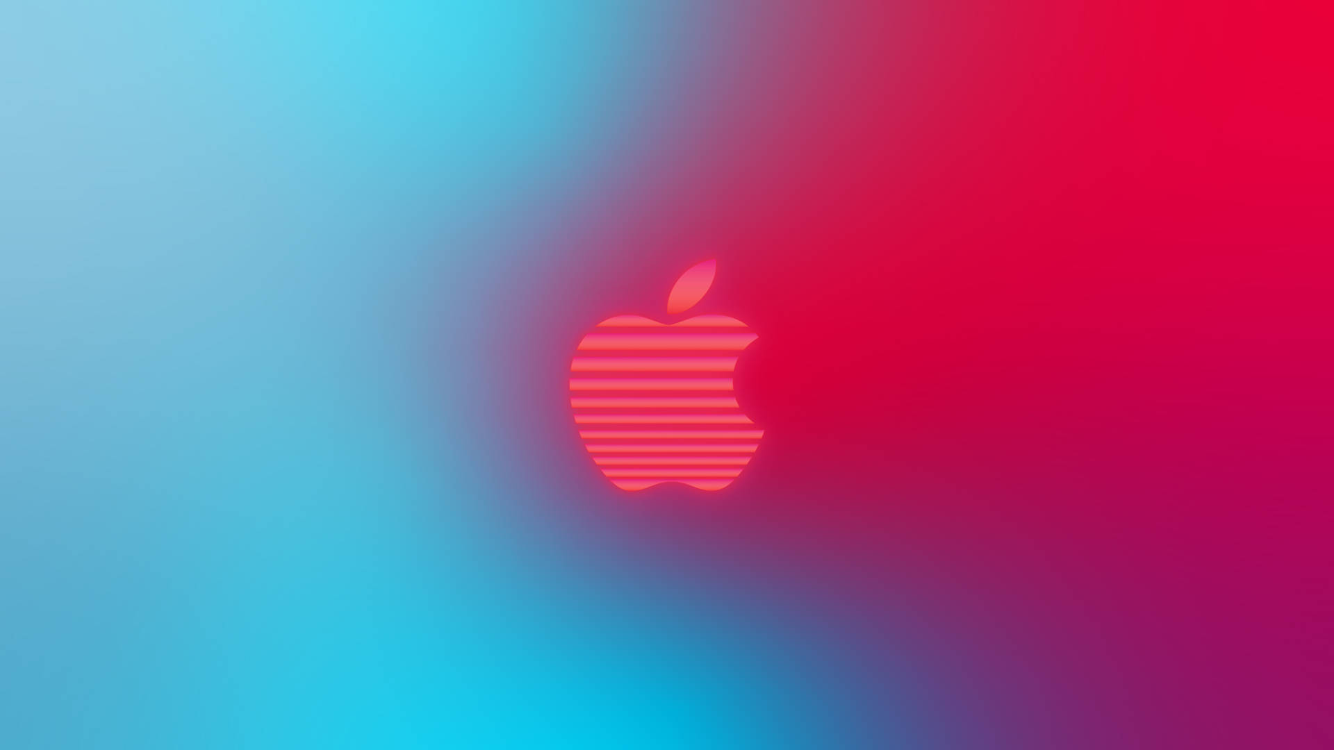 Stunning Blue Apple Logo Wallpaper