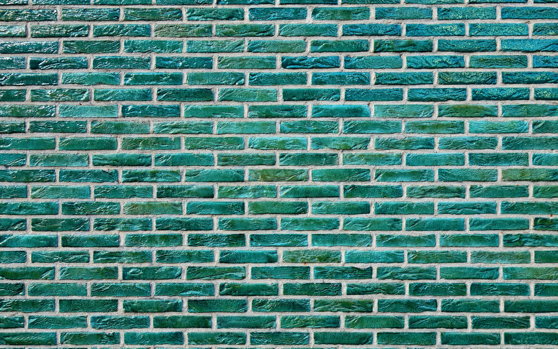 Stunning Blue-Green Stone Wall Wallpaper