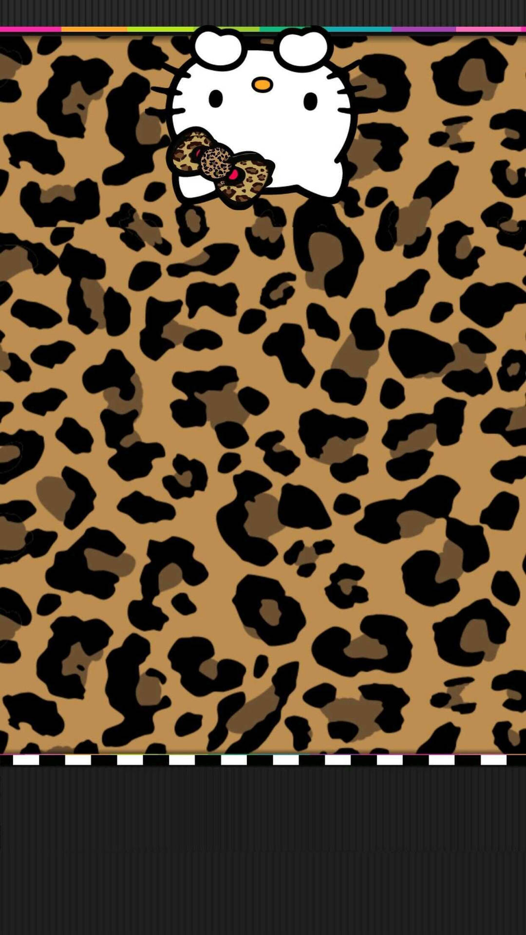 Stunning Close-up Of A Leopard Print Pattern Wallpaper