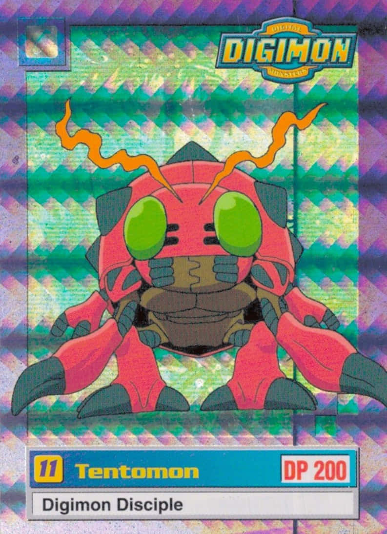 Stunning Display Of Tentomon From Digimon Adventure Series Wallpaper