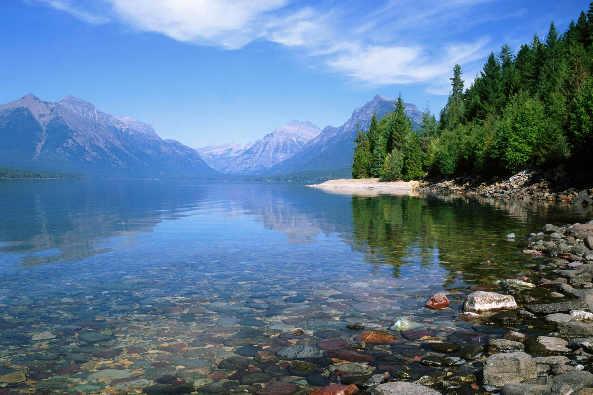 Stunning Earth Lake In Montana Iphone Wallpaper