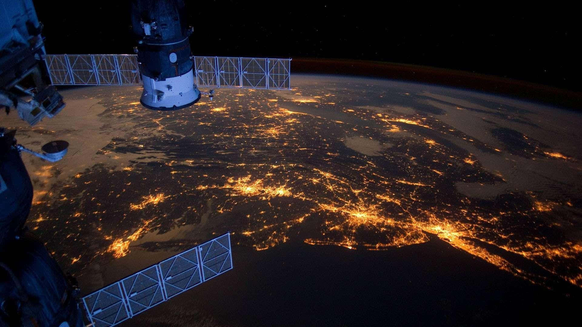 Stunning Earth View From Space Wallpaper
