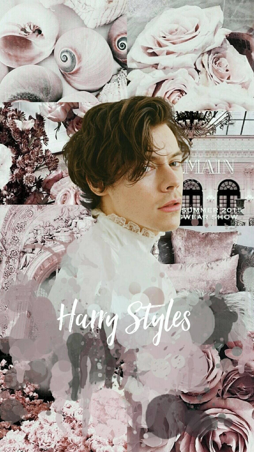 Smuk Harry Styles Aestethic Skærmsaver Wallpaper
