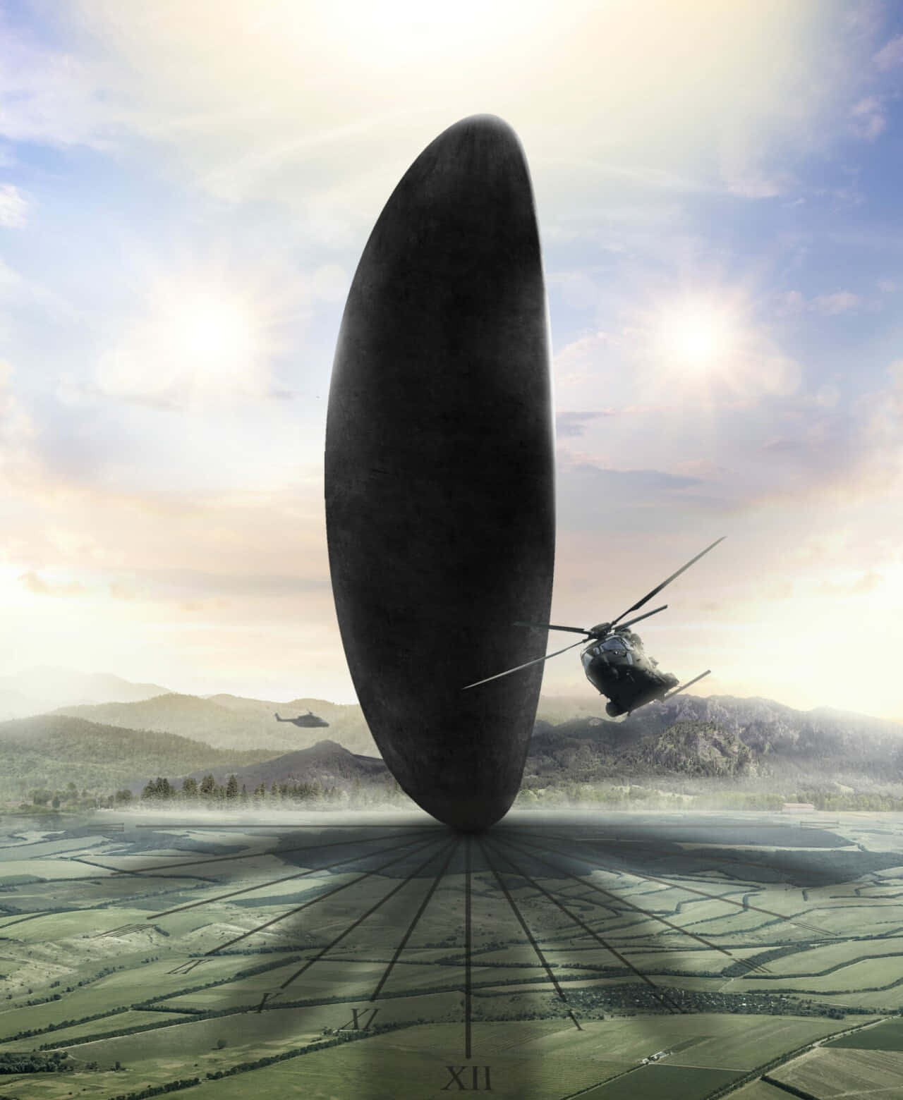 Stunning Image Of Spacecraft From The Sci-fi Thriller, Arrival Wallpaper