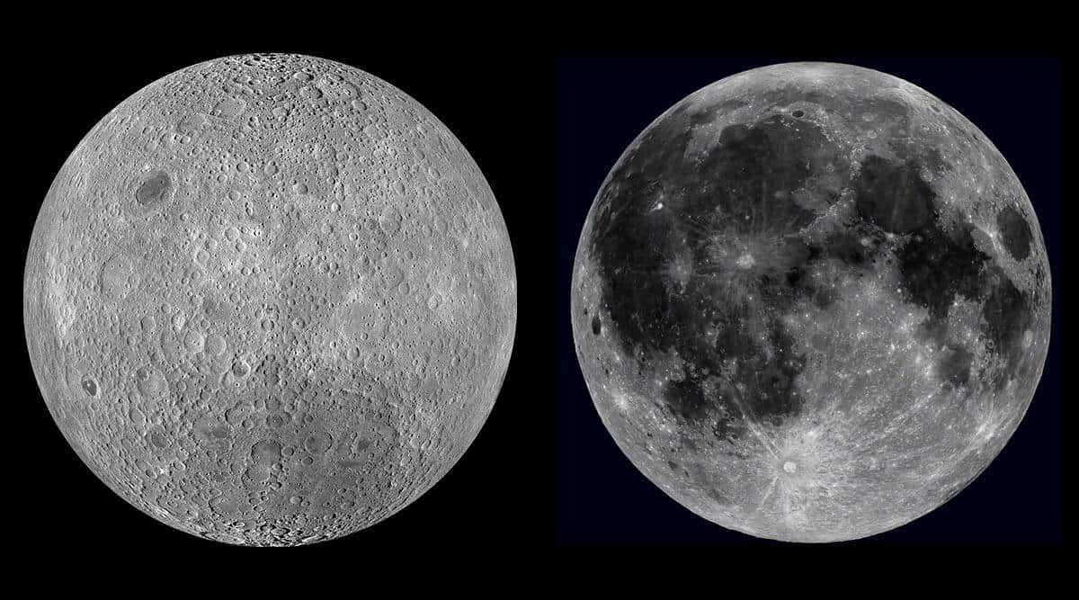 Gros Plan Intime Éblouissant De La Surface Cratérisée De La Lune Fond d'écran