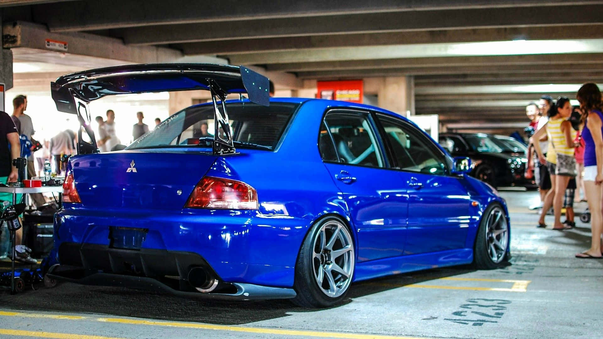 Jdm обои. Mitsubishi Lancer 7 stance. JDM Mitsubishi Lancer Evolution 9 Blue. Lancer 9 Blue JDM. Лансер 9 стенс синий.