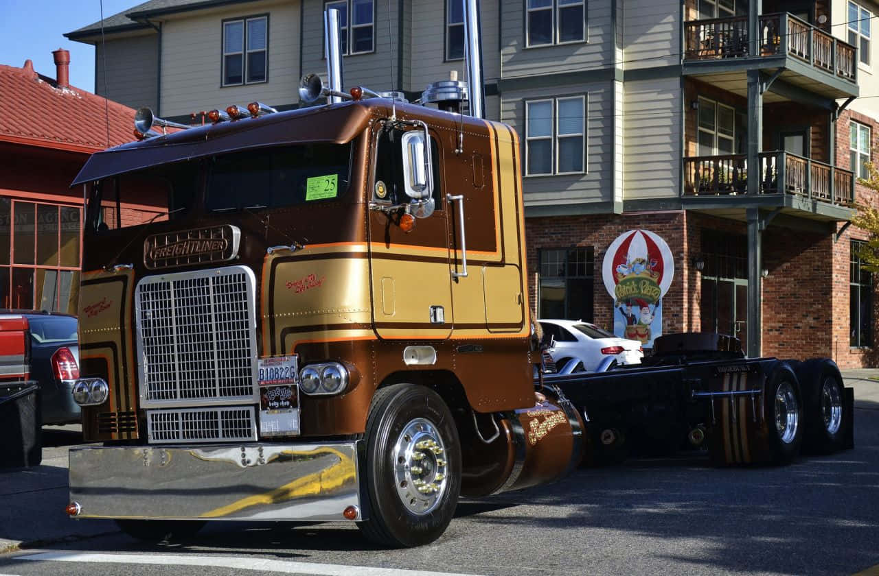 Stunning Kenworth T604 Truck In Full Glory Wallpaper