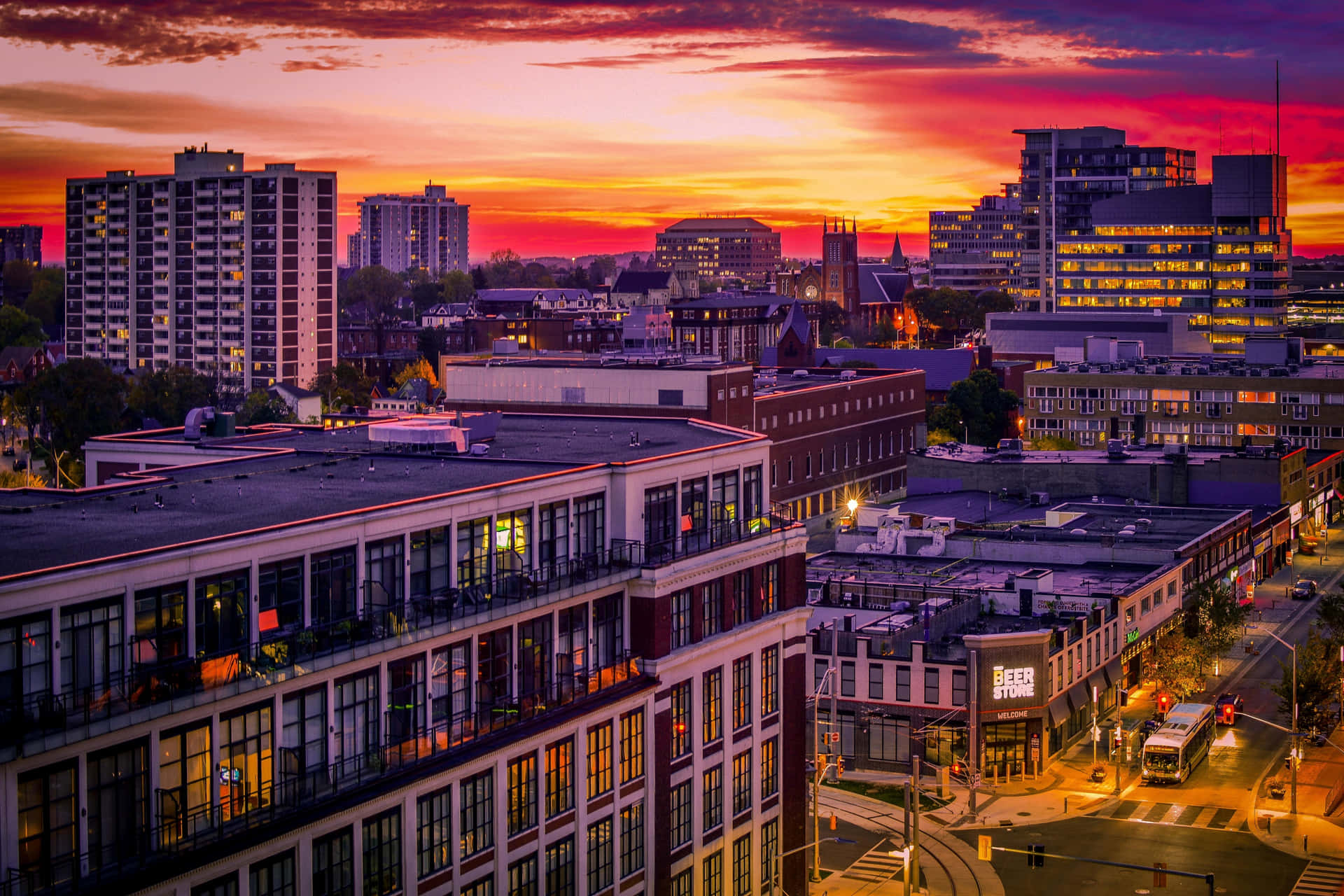 Stunning Landscape Of Victoria Park, Kitchener Wallpaper