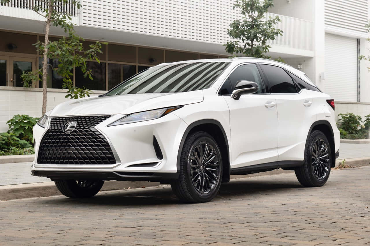 Stunning Lexus Rx In Dynamic Action Wallpaper