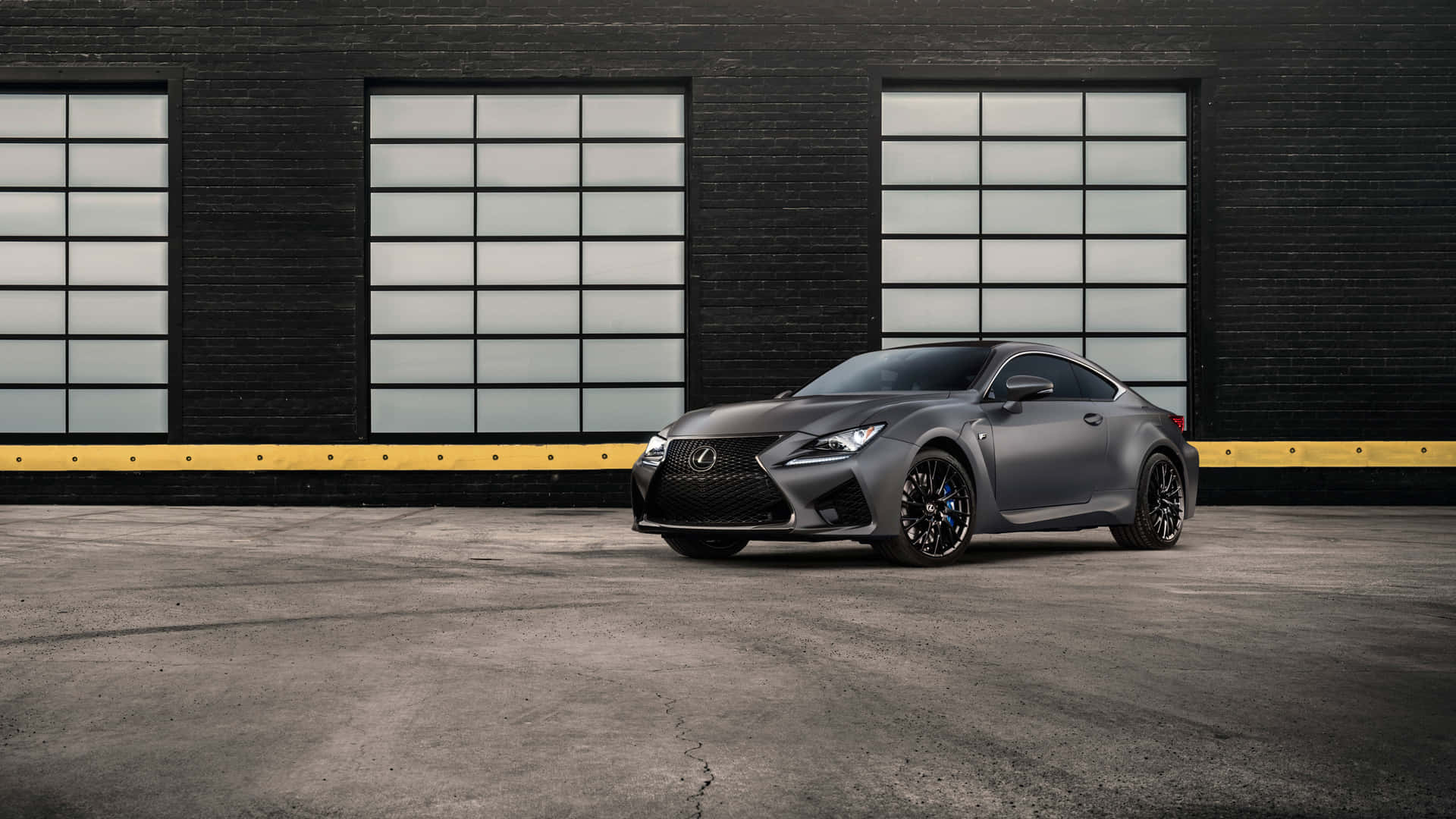 Stunning Luxury Lexus Rc Coupe On Highway Wallpaper