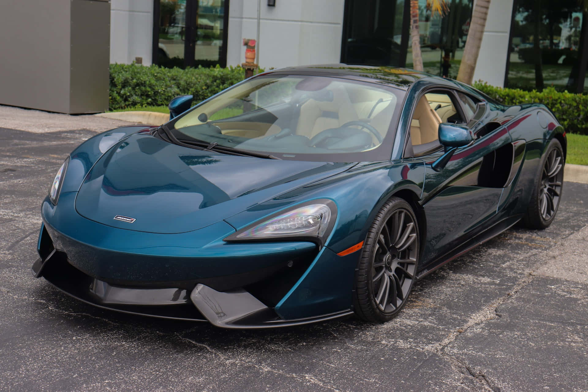 Download Supreme Vroom - Mclaren 570gt On The Move Wallpaper