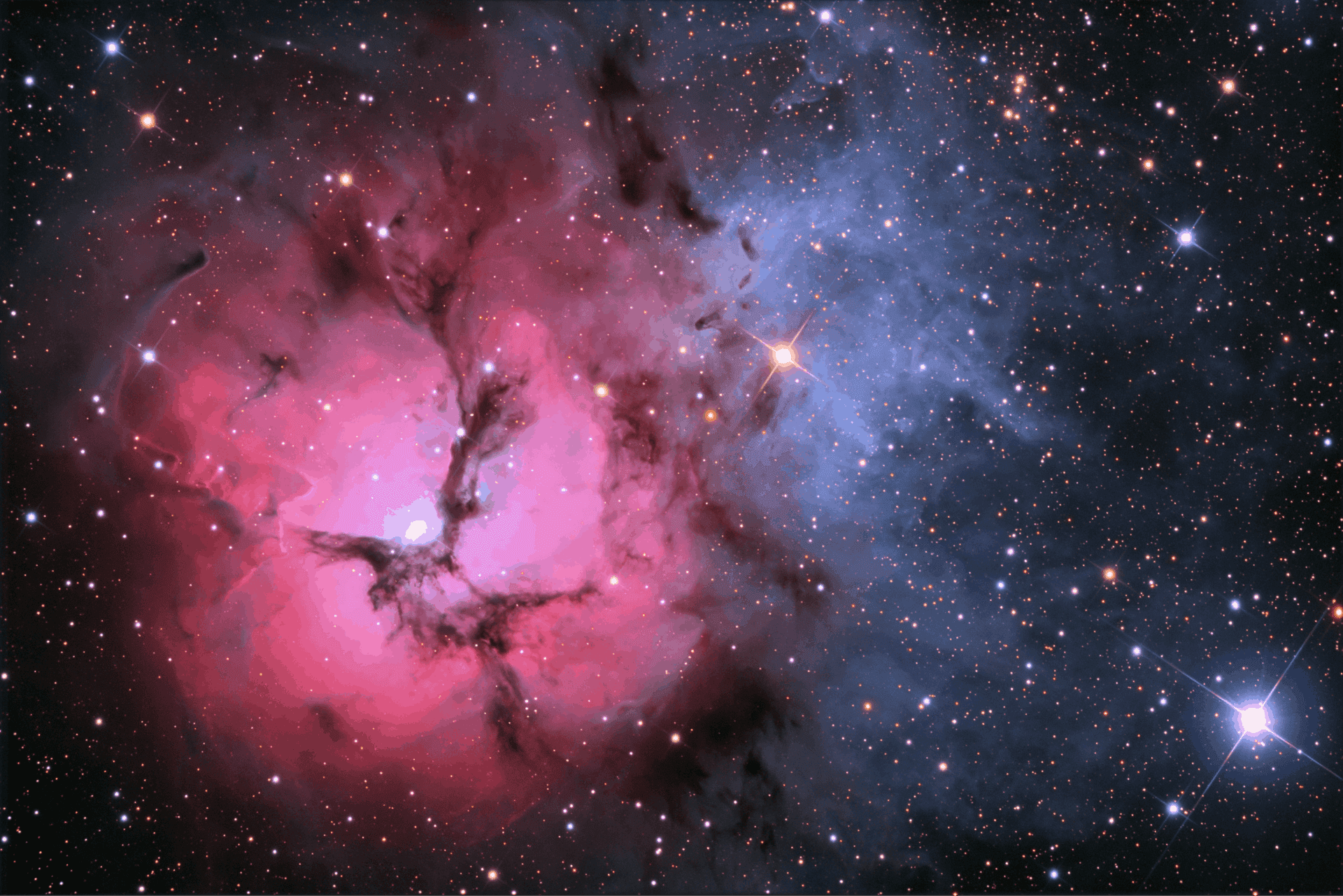 Stunning Nebula In The Depths Of Space