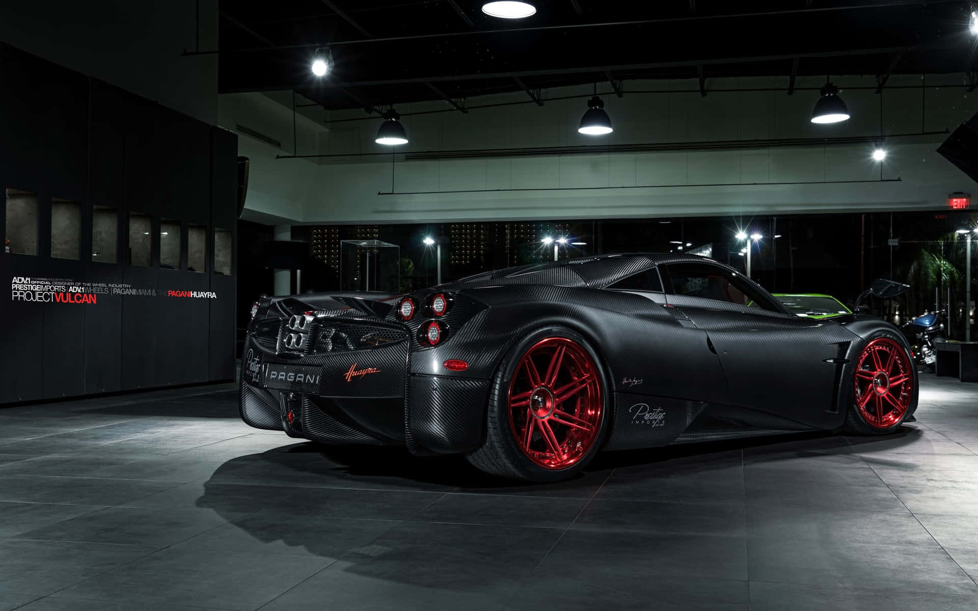 Stunning Pagani Huayra Bc In Full Speed Wallpaper