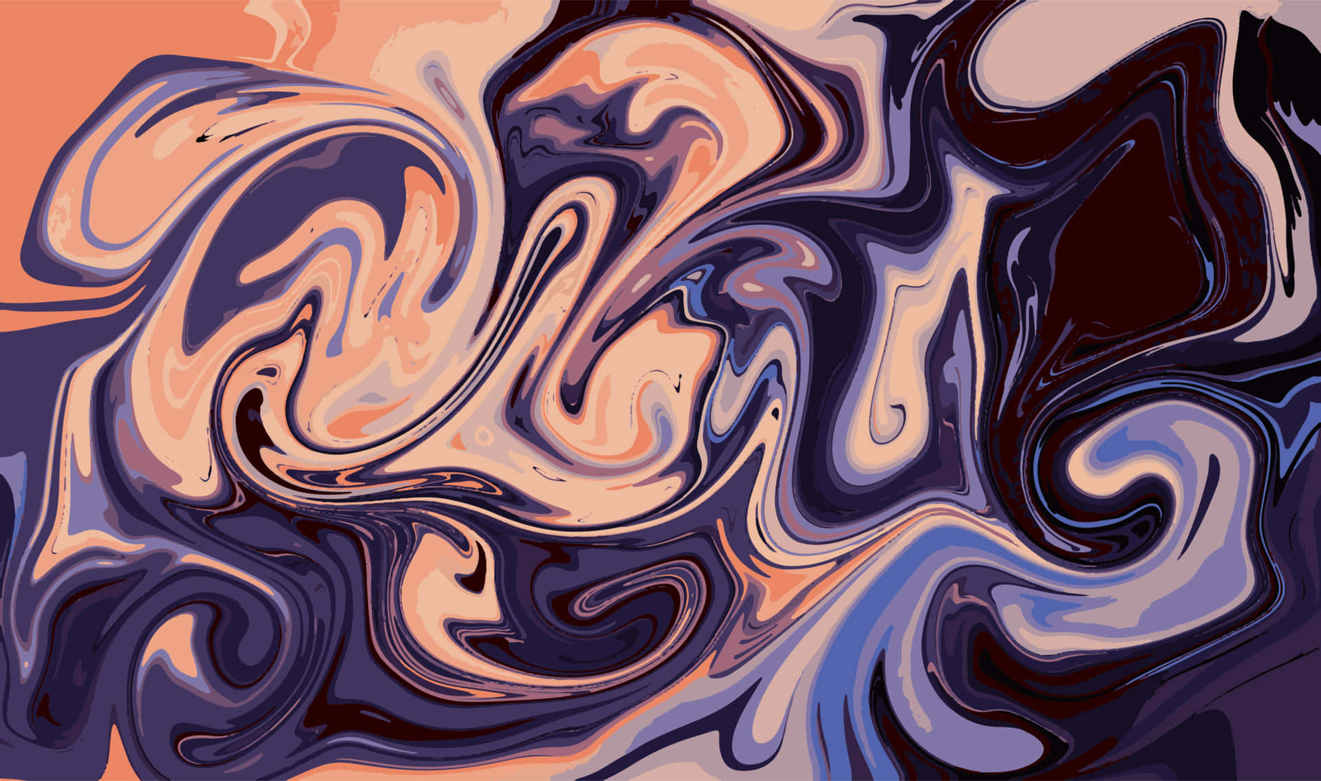 Stunning Paint Swirls Wallpaper