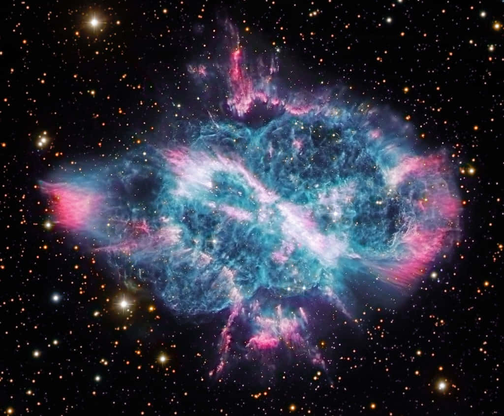 Stunning Planetary Nebula In Deep Space Wallpaper