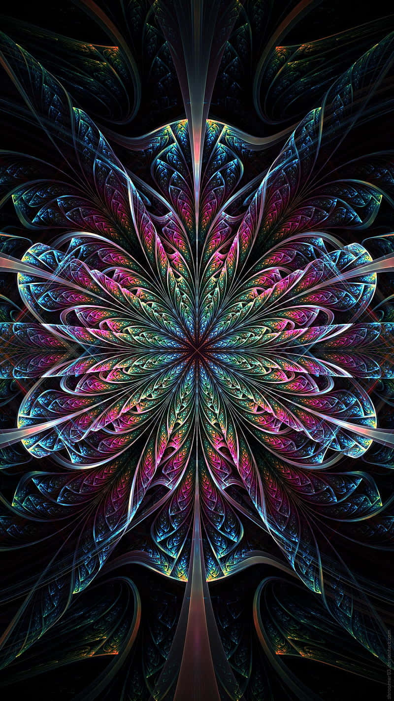Stunning Psychedelic Pattern Wallpaper