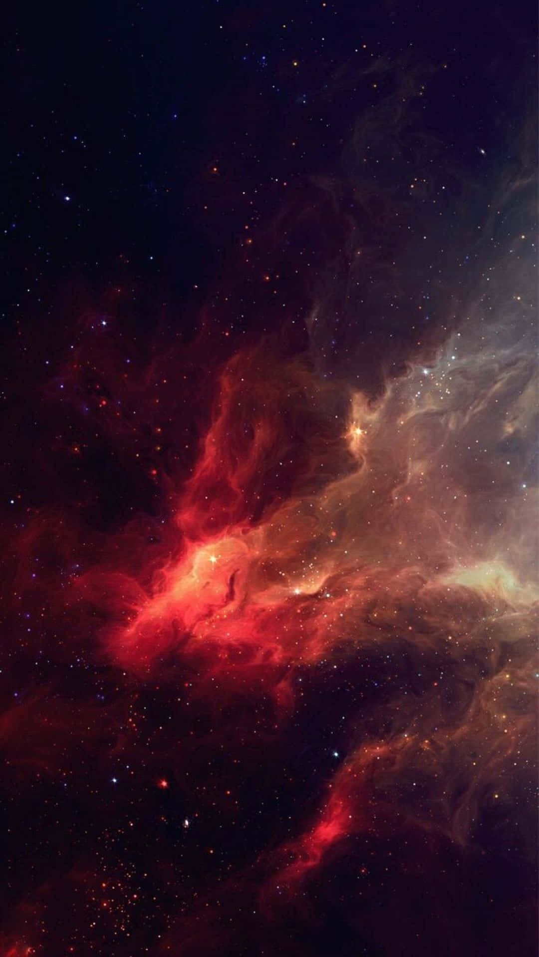 Stunning Red Galaxy Wallpaper