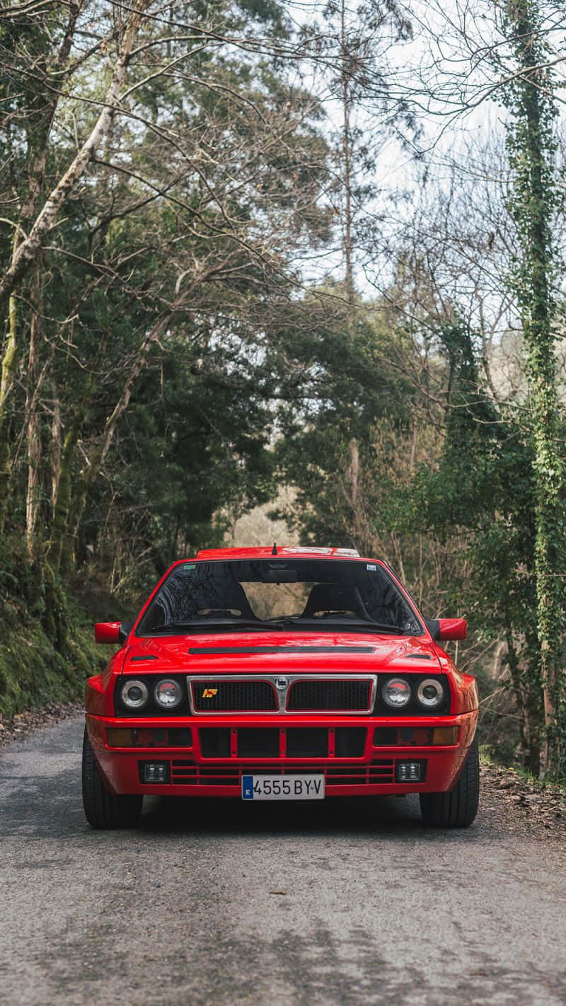 Stunning Shot Of A Lancia Delta Wallpaper