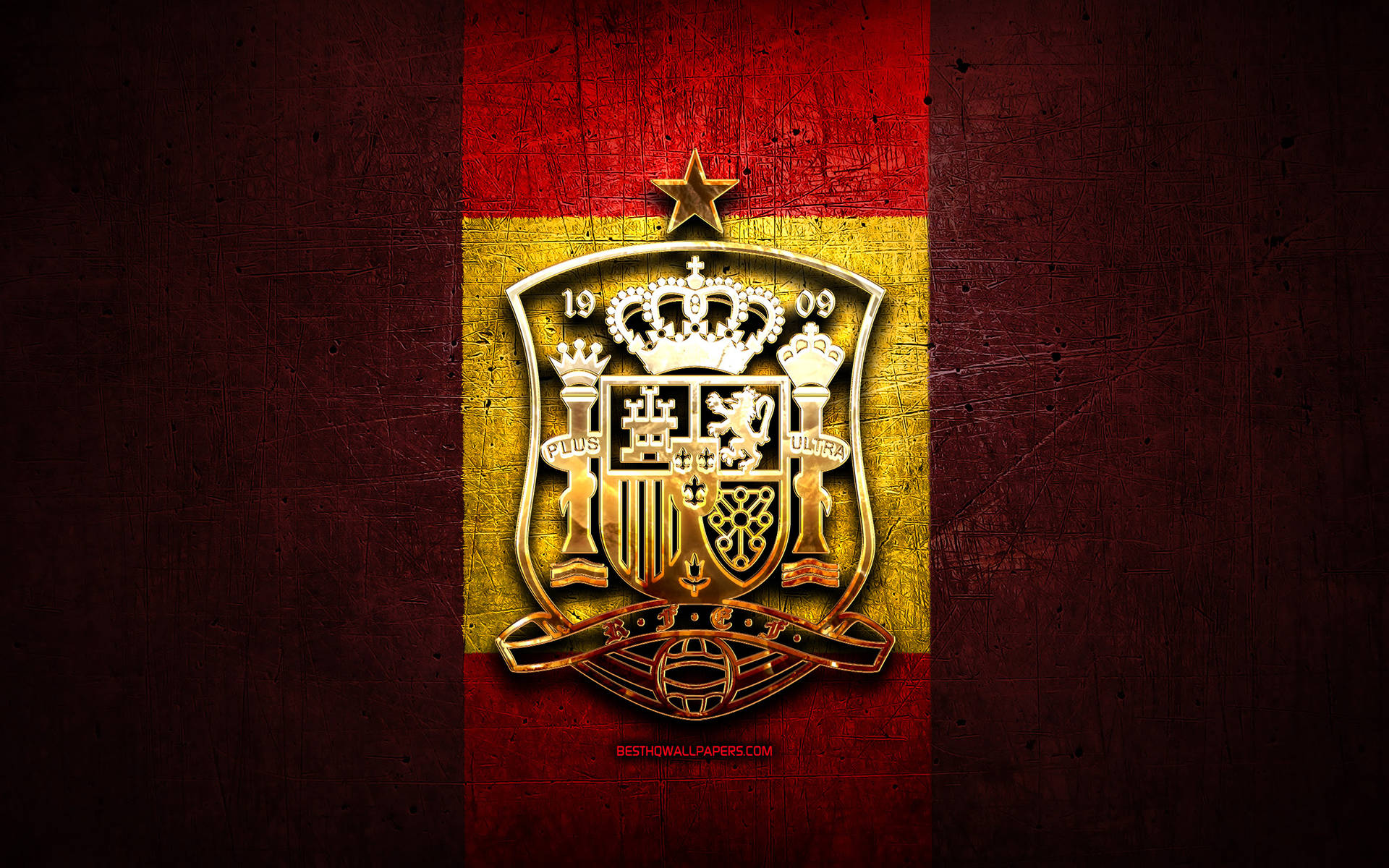 Stunning Spain National Football Team Logo Wallpaper