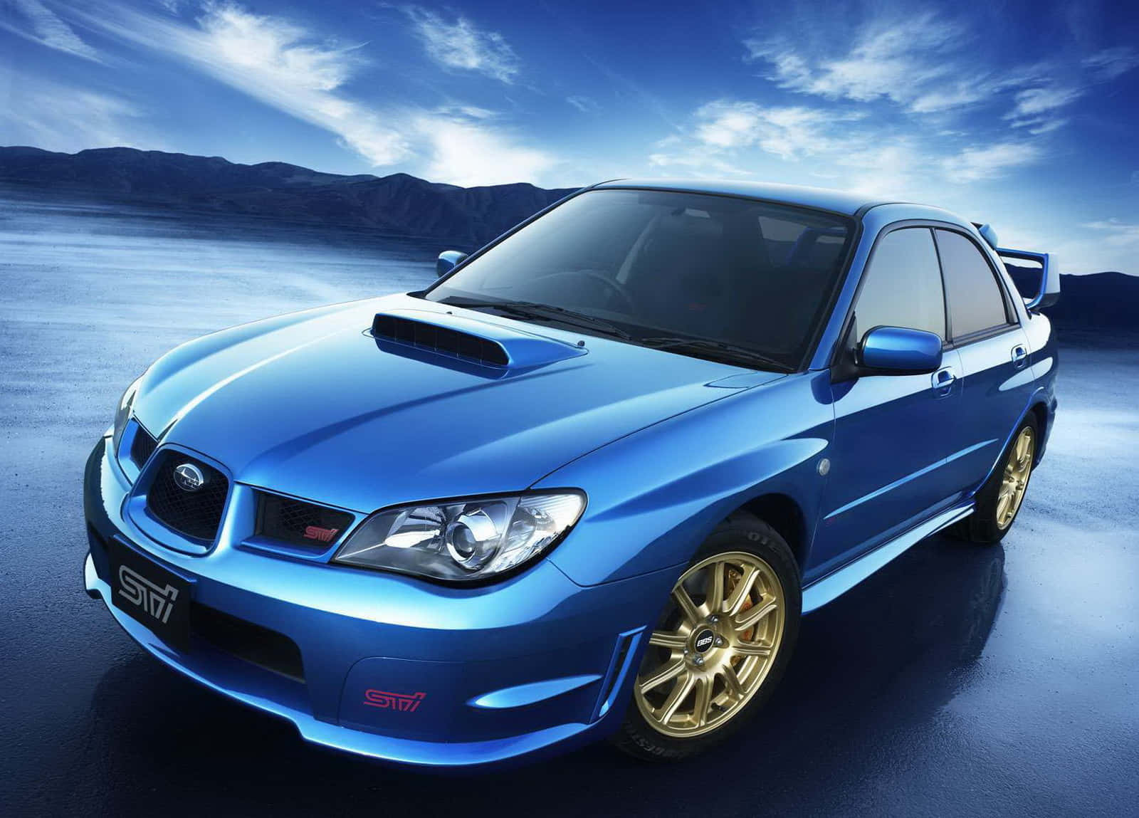 Stunning Subaru Impreza In Action Wallpaper