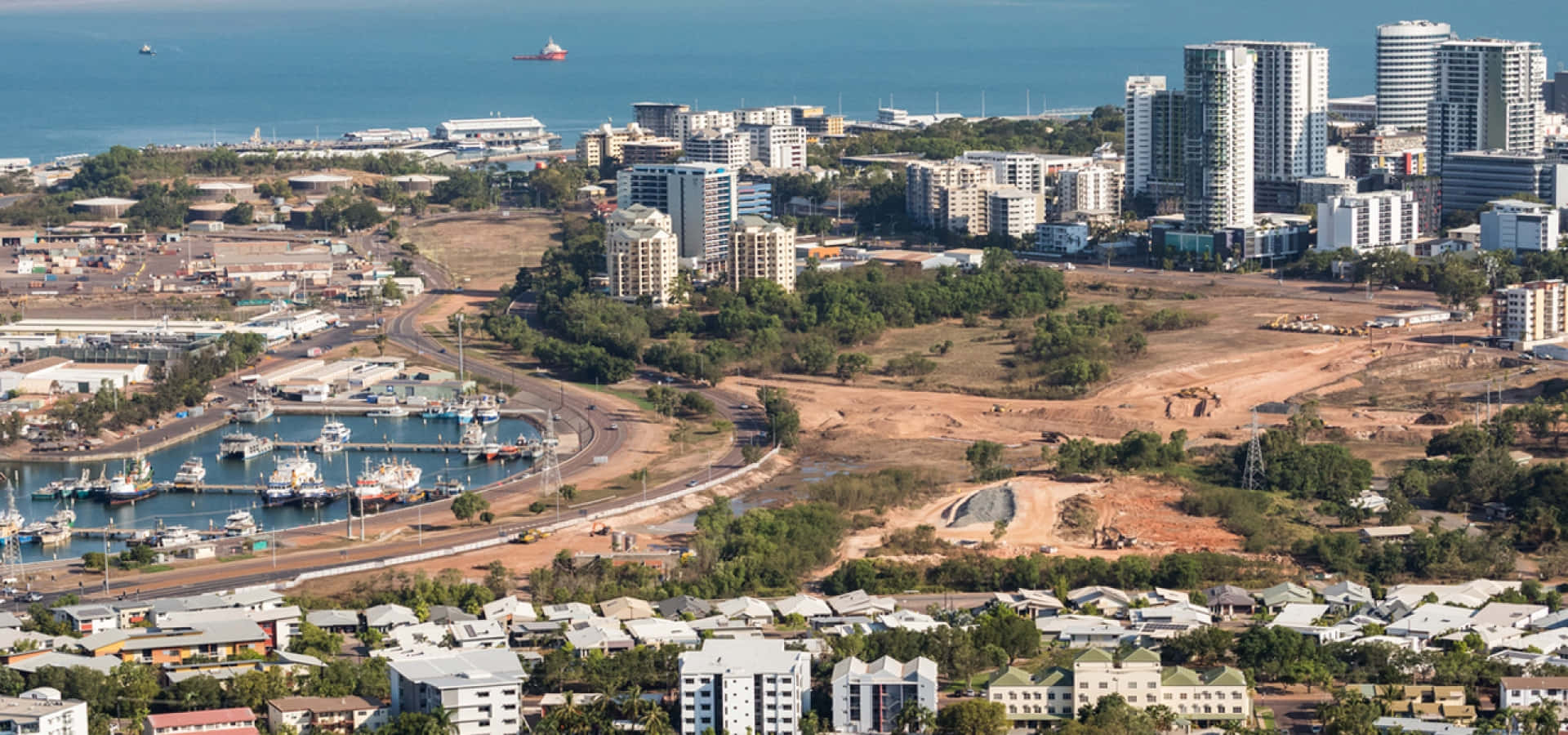 Stunning Sunset At Darwin's Iconic Waterfront Wallpaper