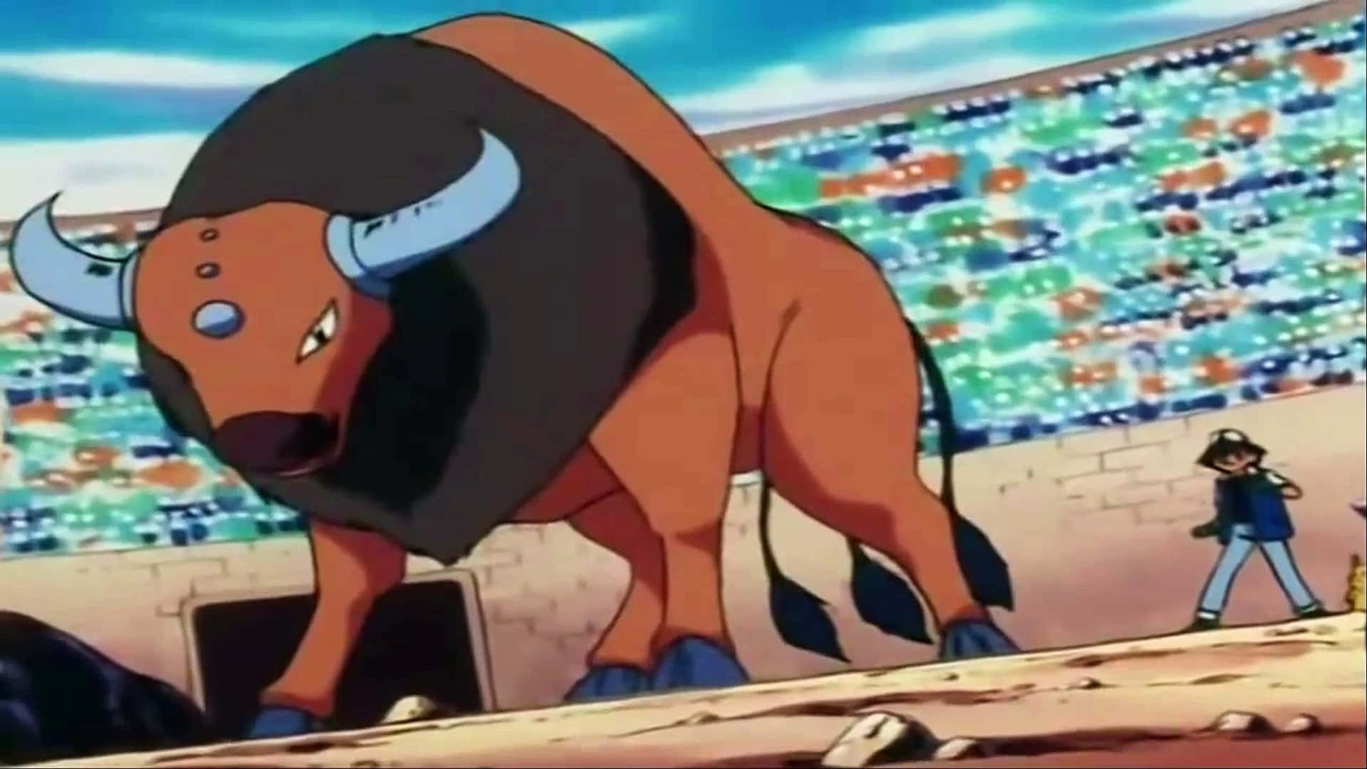 Stunning Tauros In A Majestic Stance Wallpaper