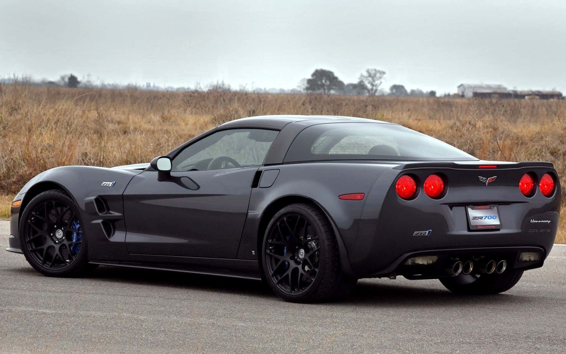 Stunning View Of Chevrolet Corvette C6 Wallpaper