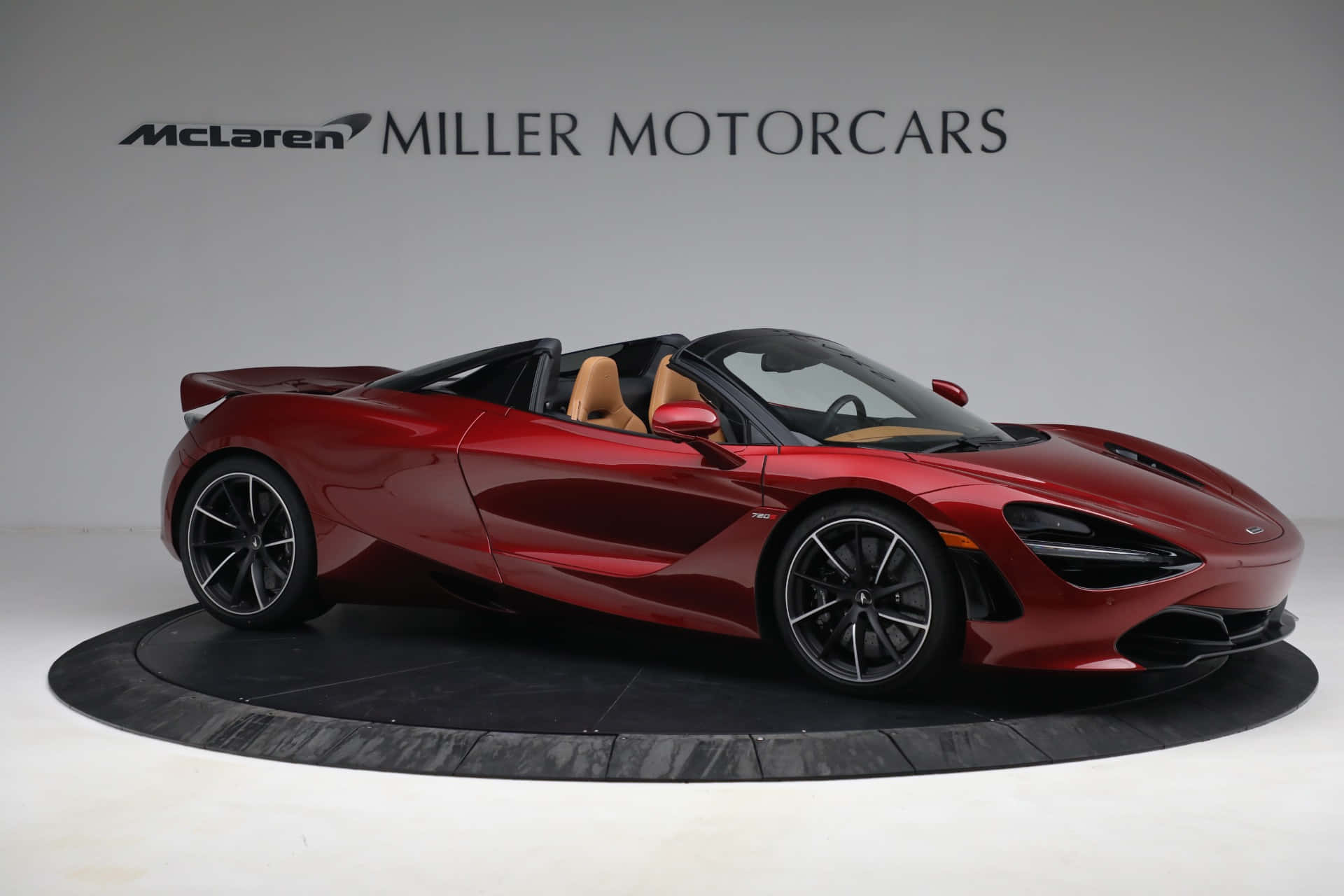 Upeat Näkymät Mclaren 720s Spiderista Taustakuva