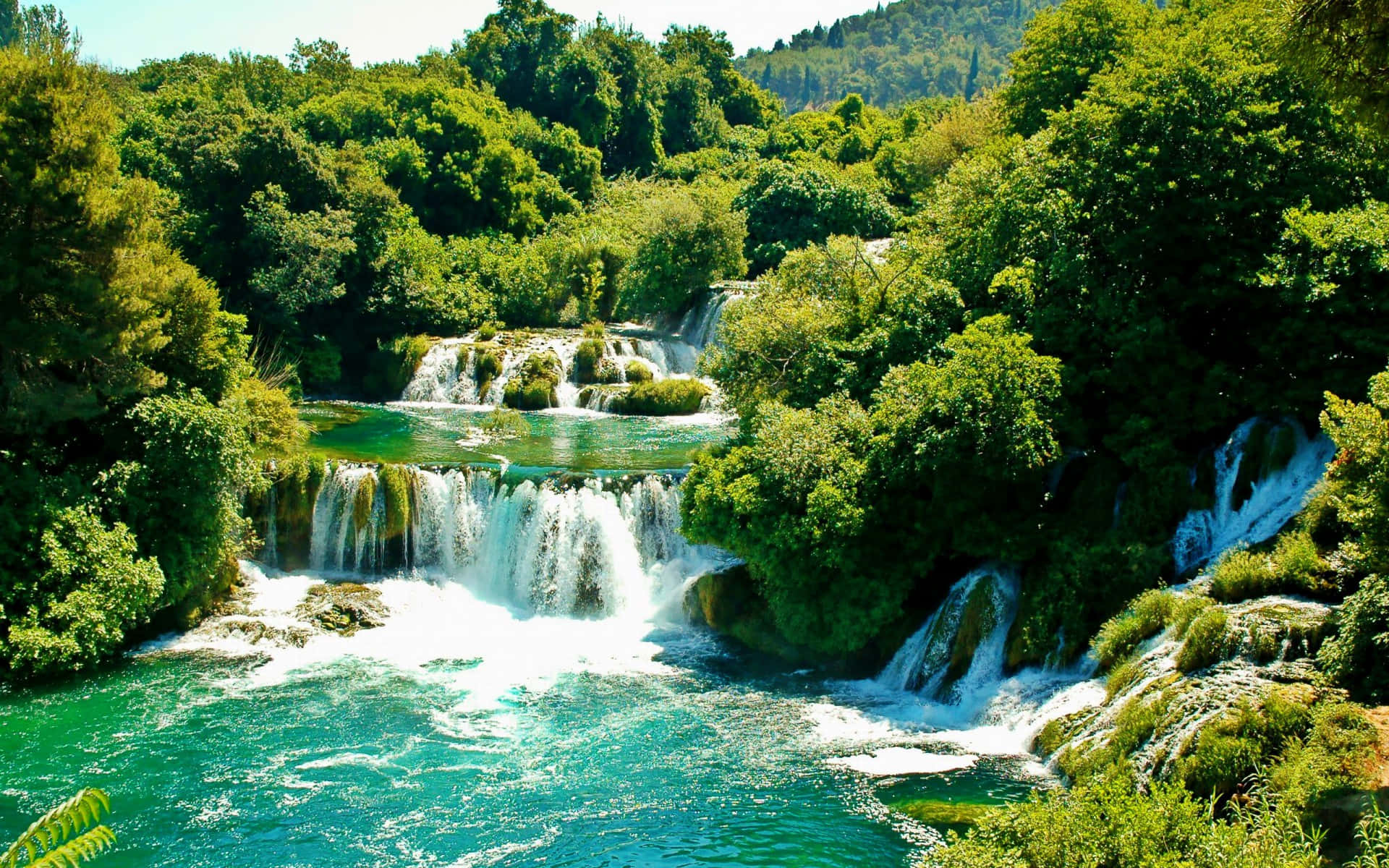 Stunning Waterfalls Of Crotia Wallpaper