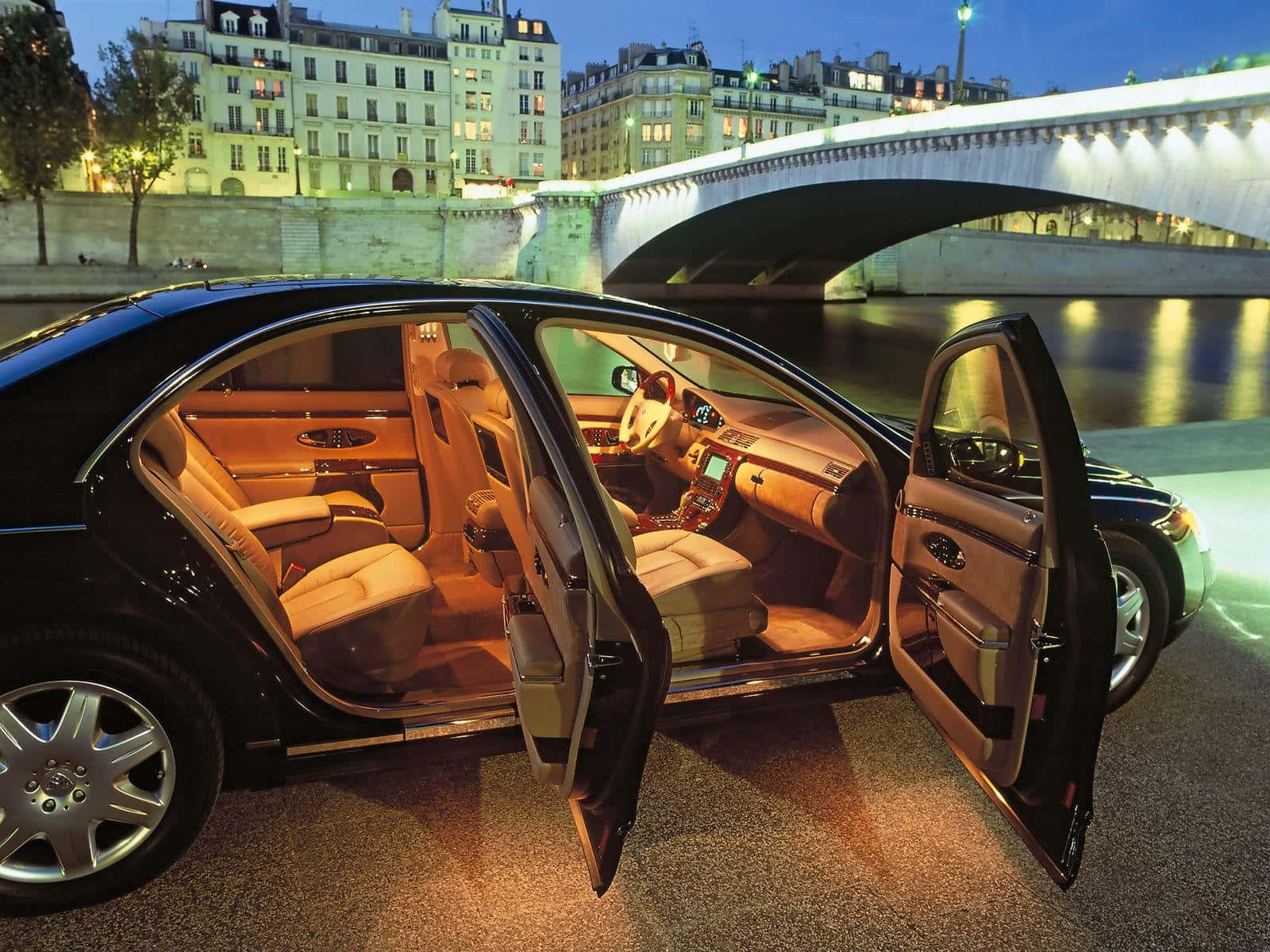 "stunningly Luxurious Maybach 57 In Its Prime" Wallpaper