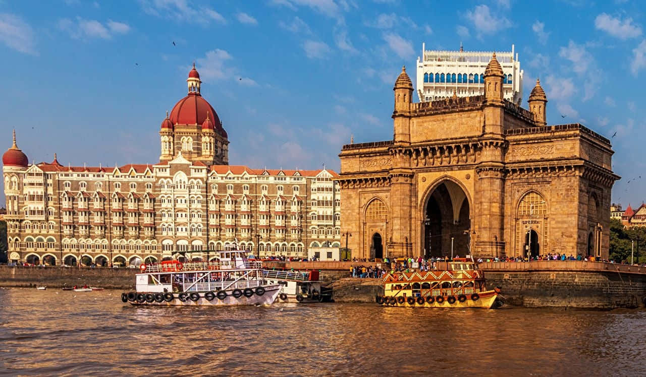 Stupendavista Aerea Dell'orizzonte Di Mumbai