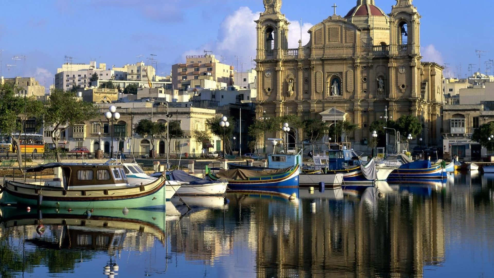 Stupendavista Panoramica Della Finestra Azzurra Nelle Isole Maltesi